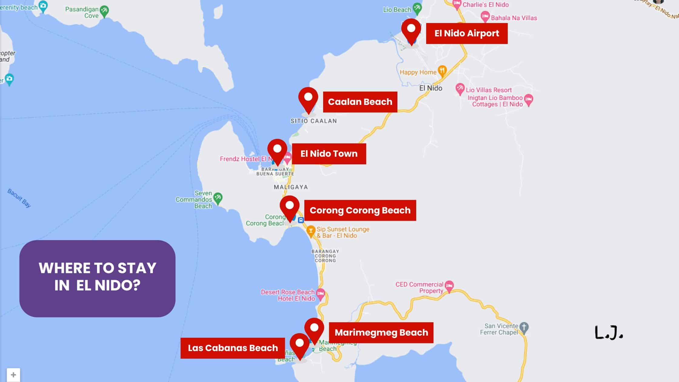 Where to Stay in El Nido, Palawan